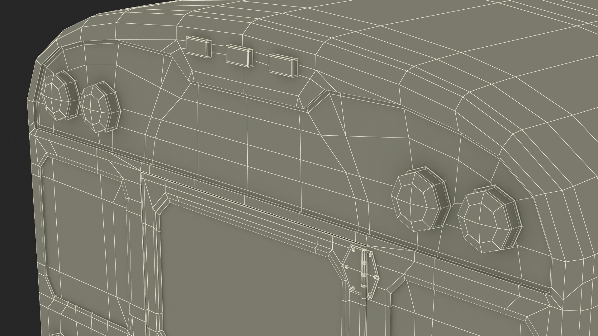 3D model Old School Bus Rigged for Maya