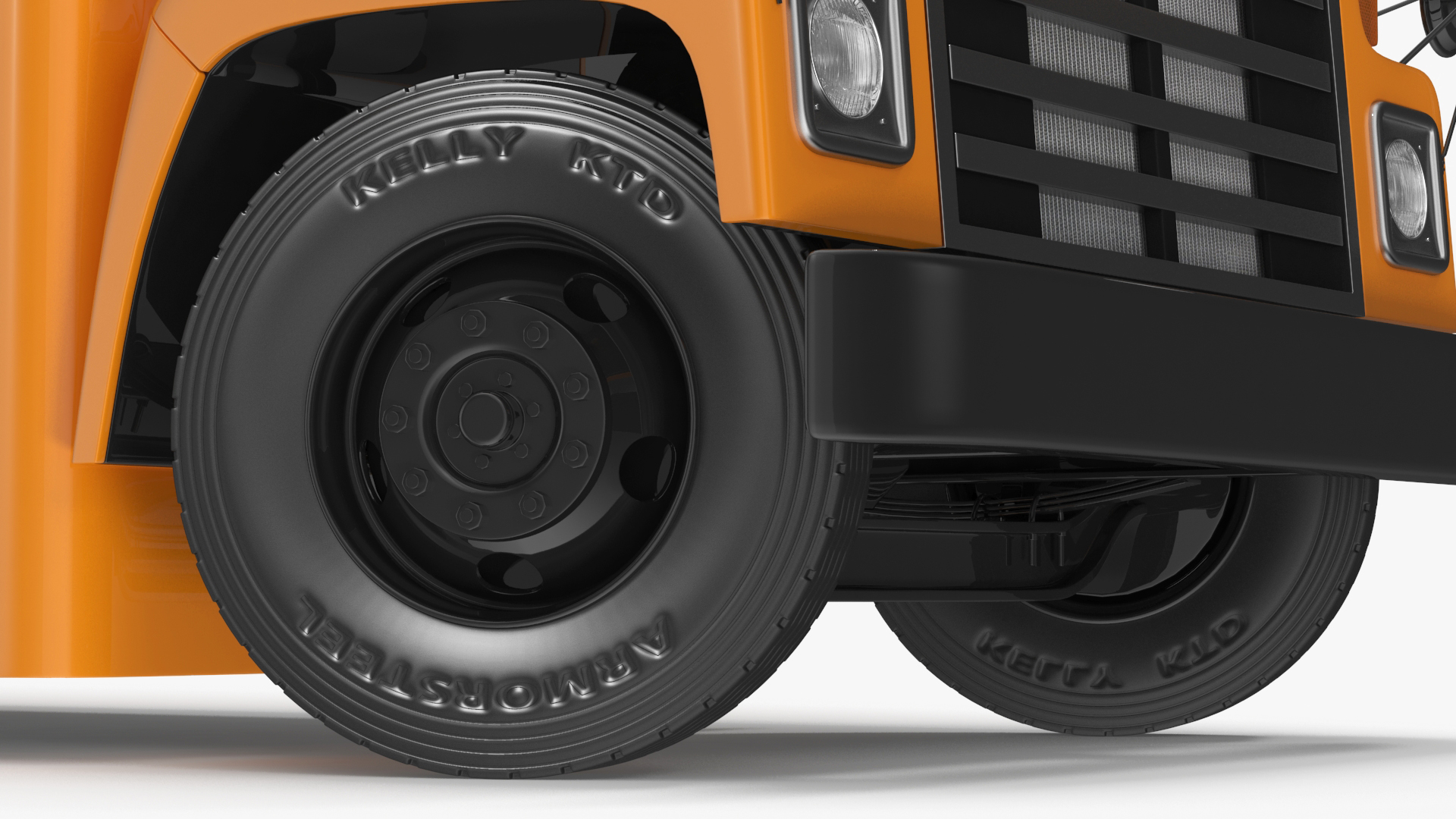 3D model Old School Bus Rigged for Maya