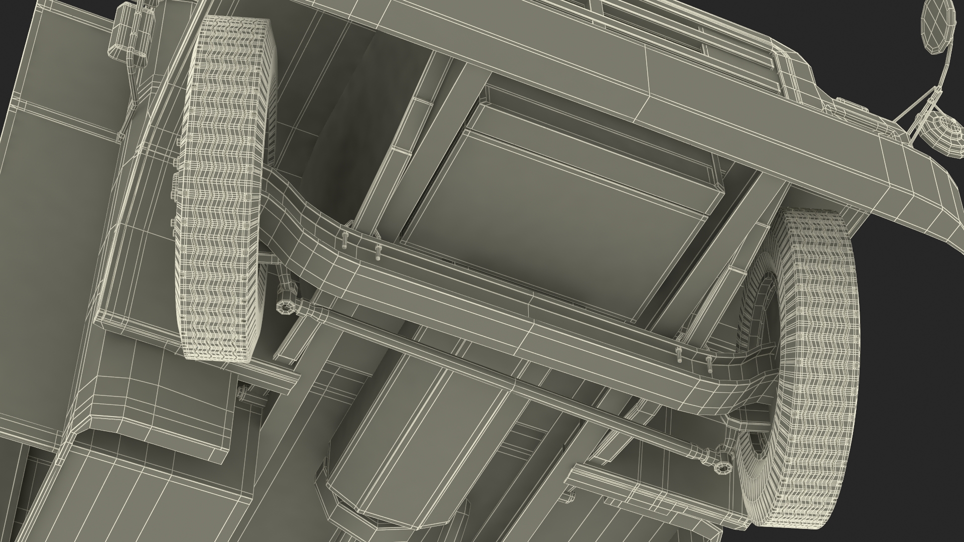 3D model Old School Bus Rigged for Maya