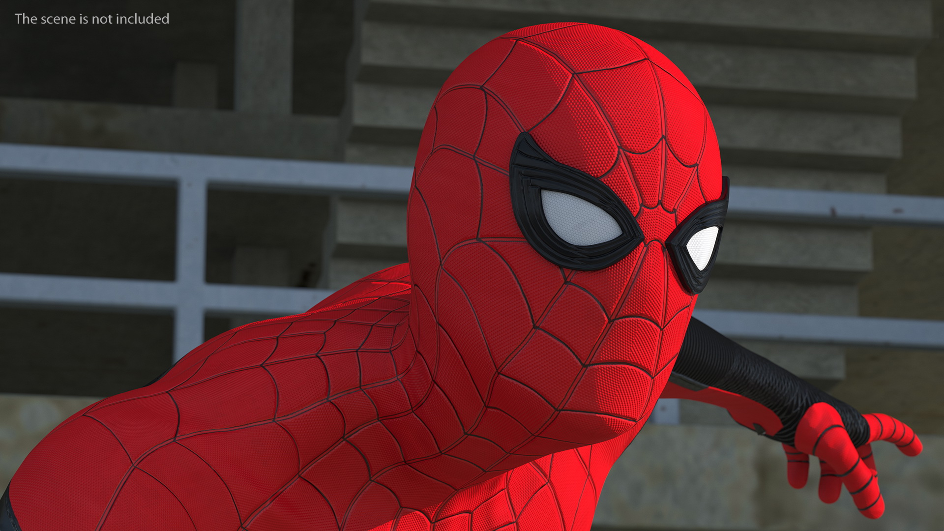 3D Spider Man Ready Pose