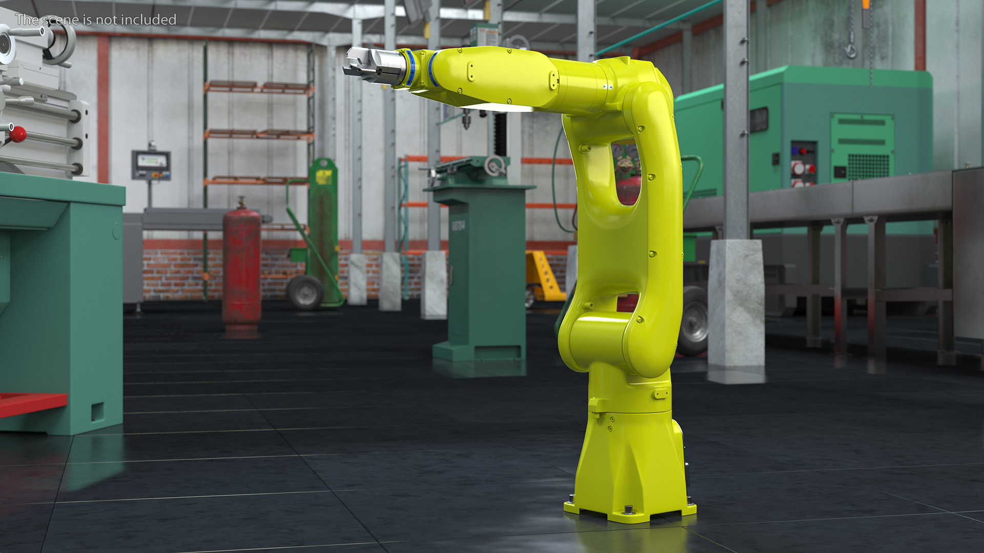 3D Articulated Industrial Robot model