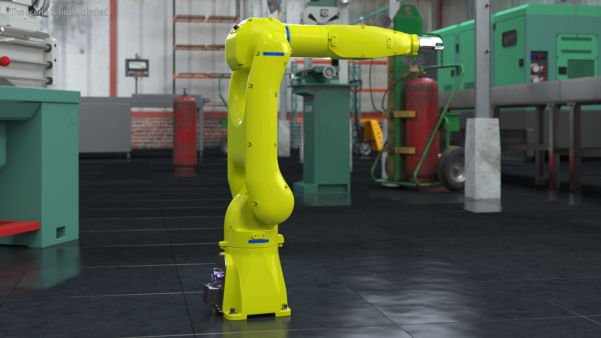 3D Articulated Industrial Robot model
