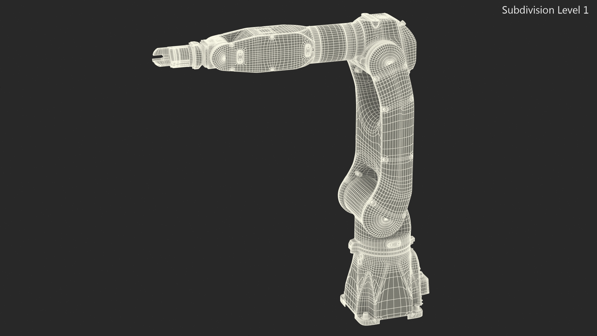 3D Articulated Industrial Robot model