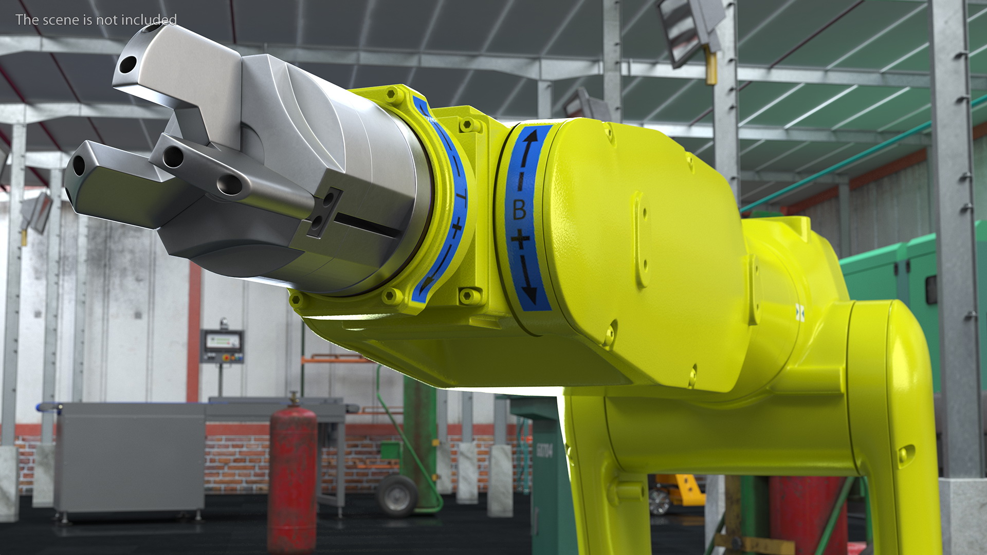 3D Articulated Industrial Robot model
