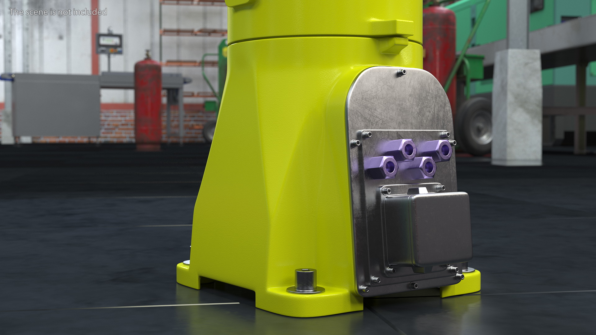 3D Articulated Industrial Robot model