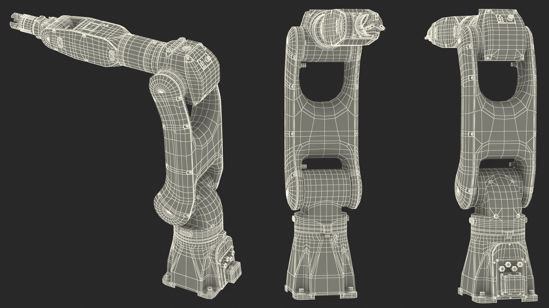 3D Articulated Industrial Robot model