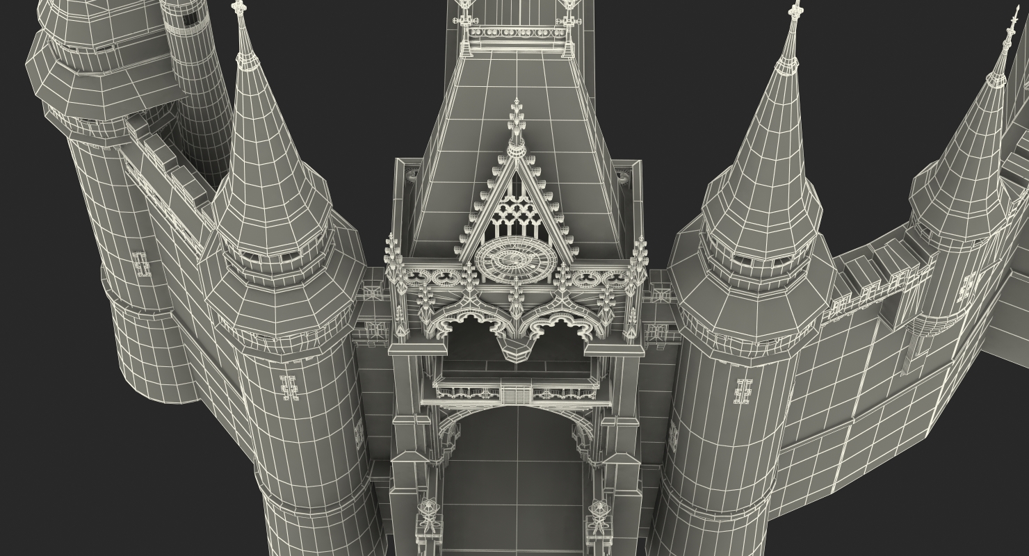 3D model Castle Entrance
