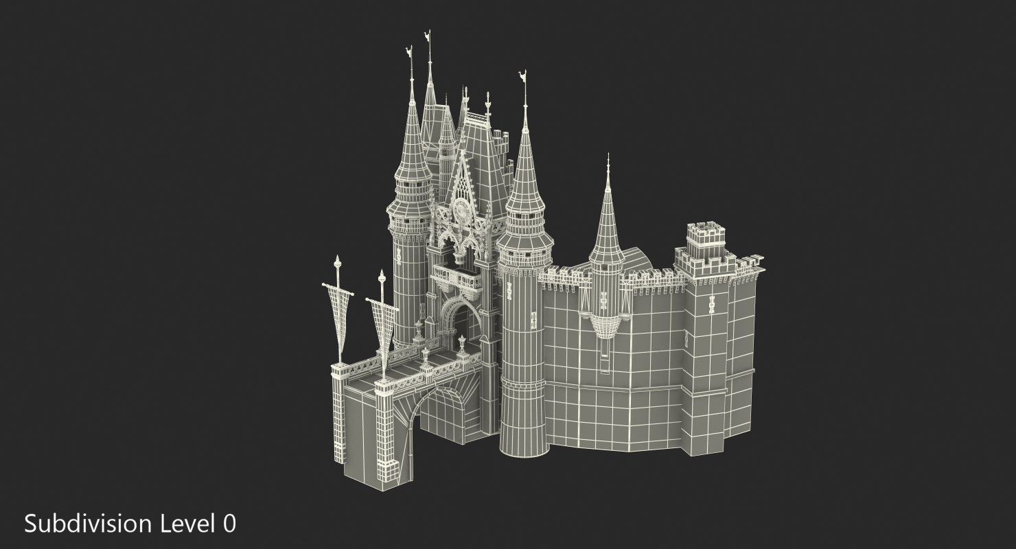 3D model Castle Entrance