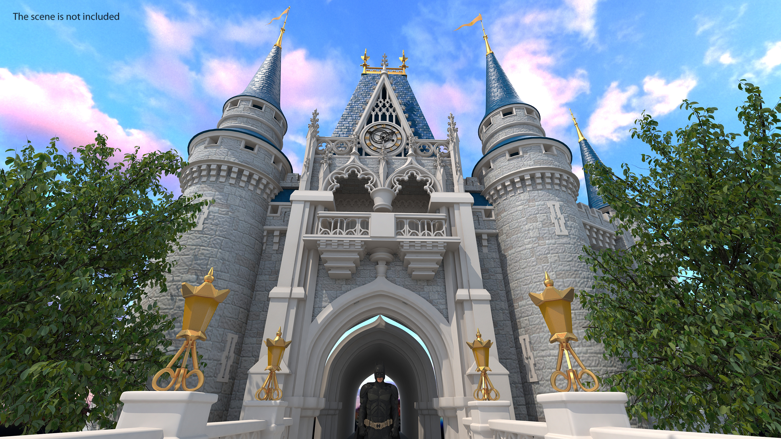 3D model Castle Entrance