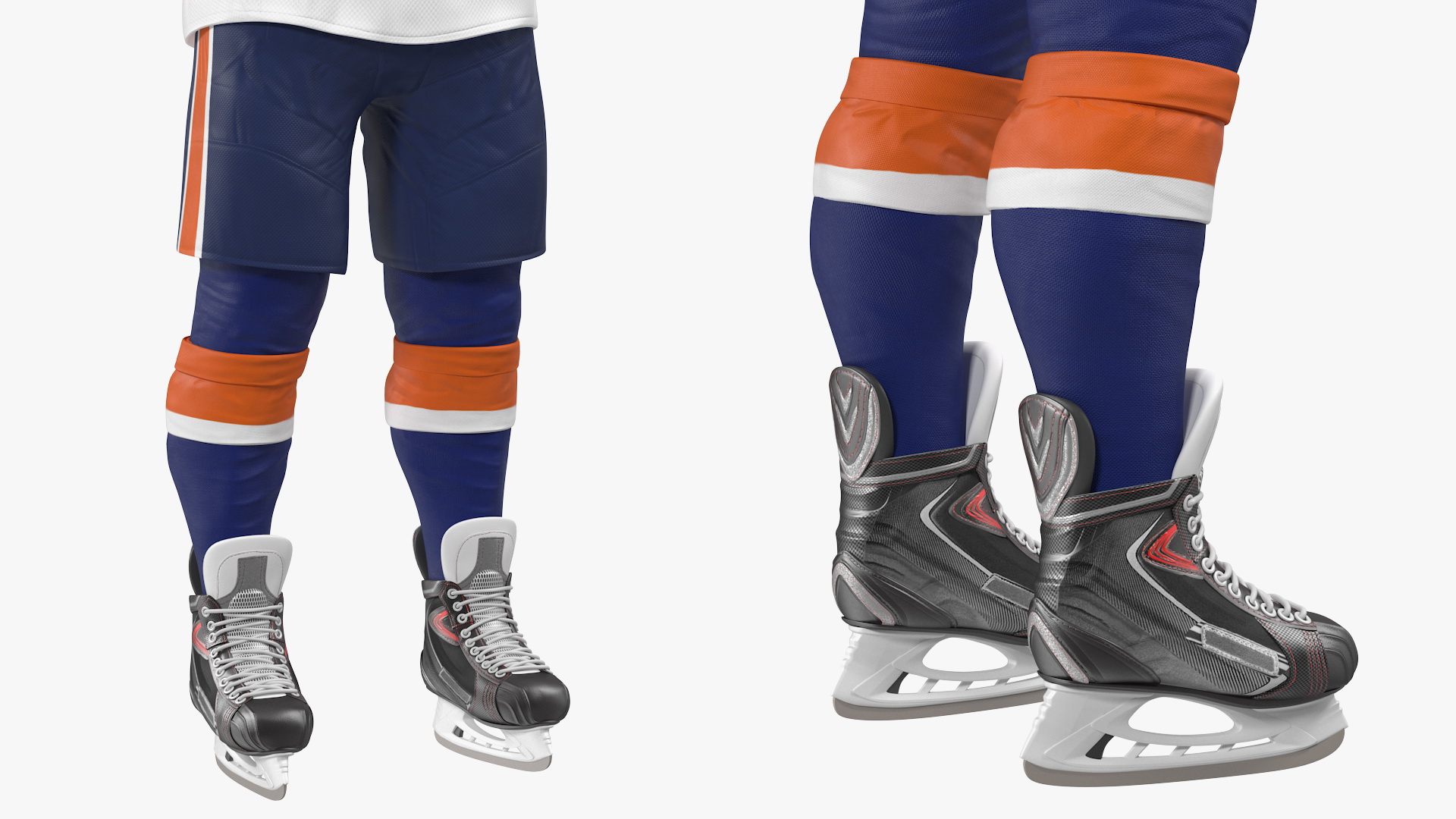 3D Hockey Equipment Blue