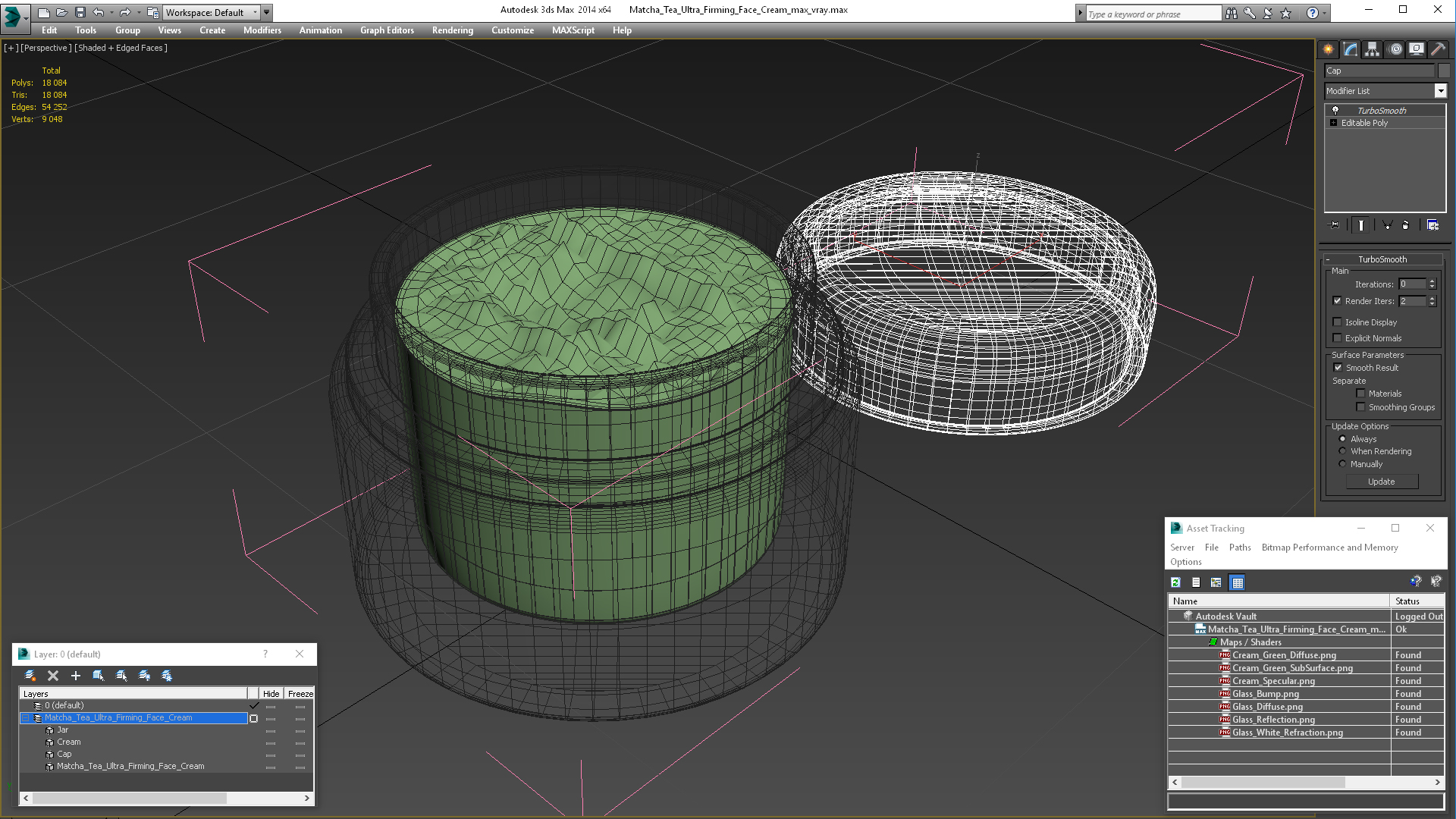 3D model Matcha Tea Ultra Firming Face Cream