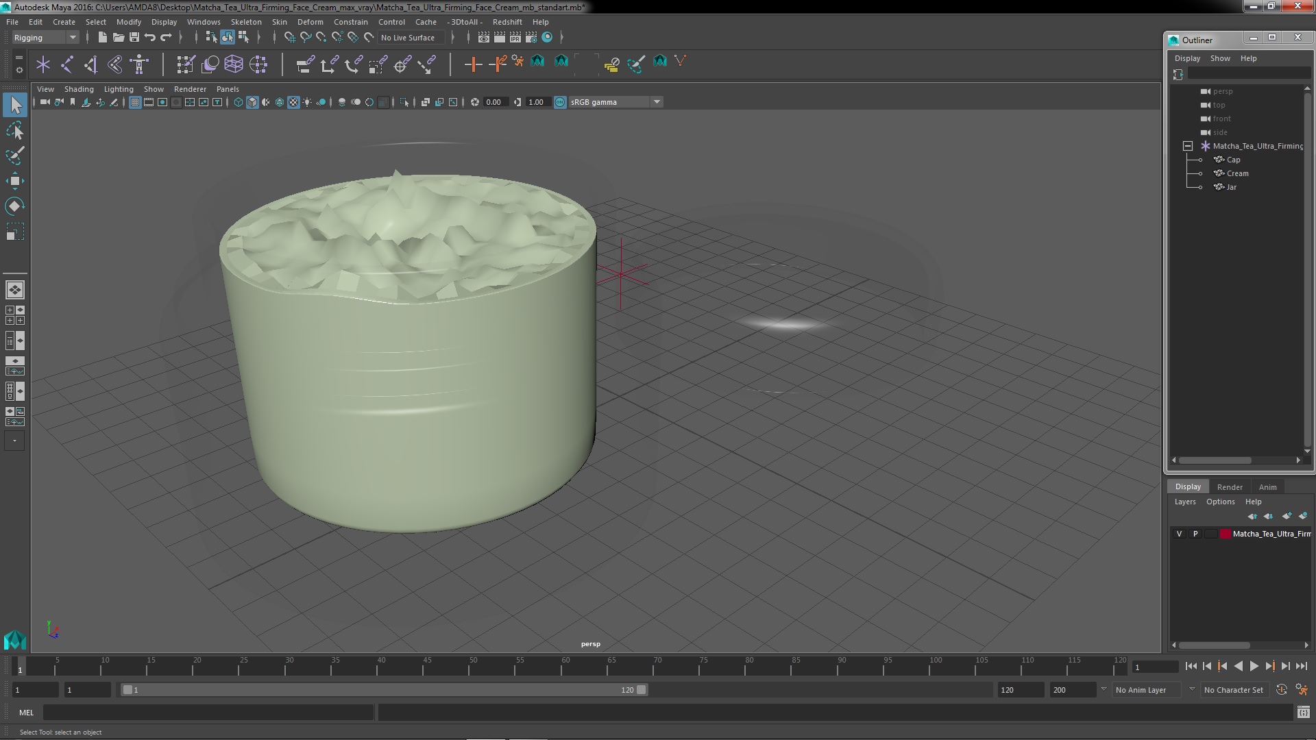 3D model Matcha Tea Ultra Firming Face Cream