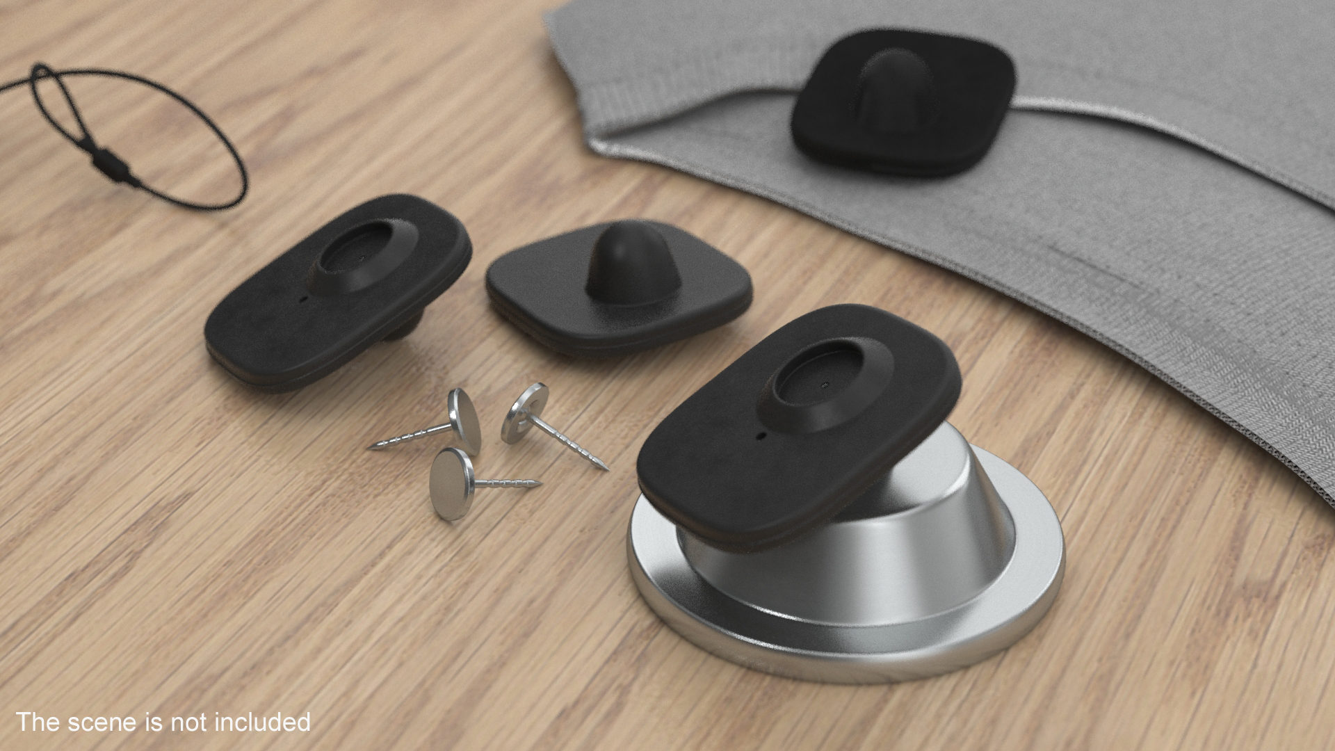 Clothing Security Tag Remover With Hard Tags 3D model