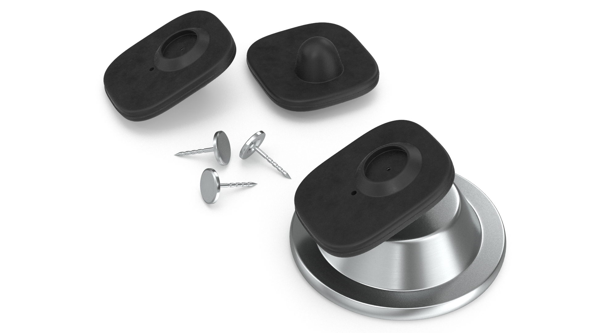 Clothing Security Tag Remover With Hard Tags 3D model