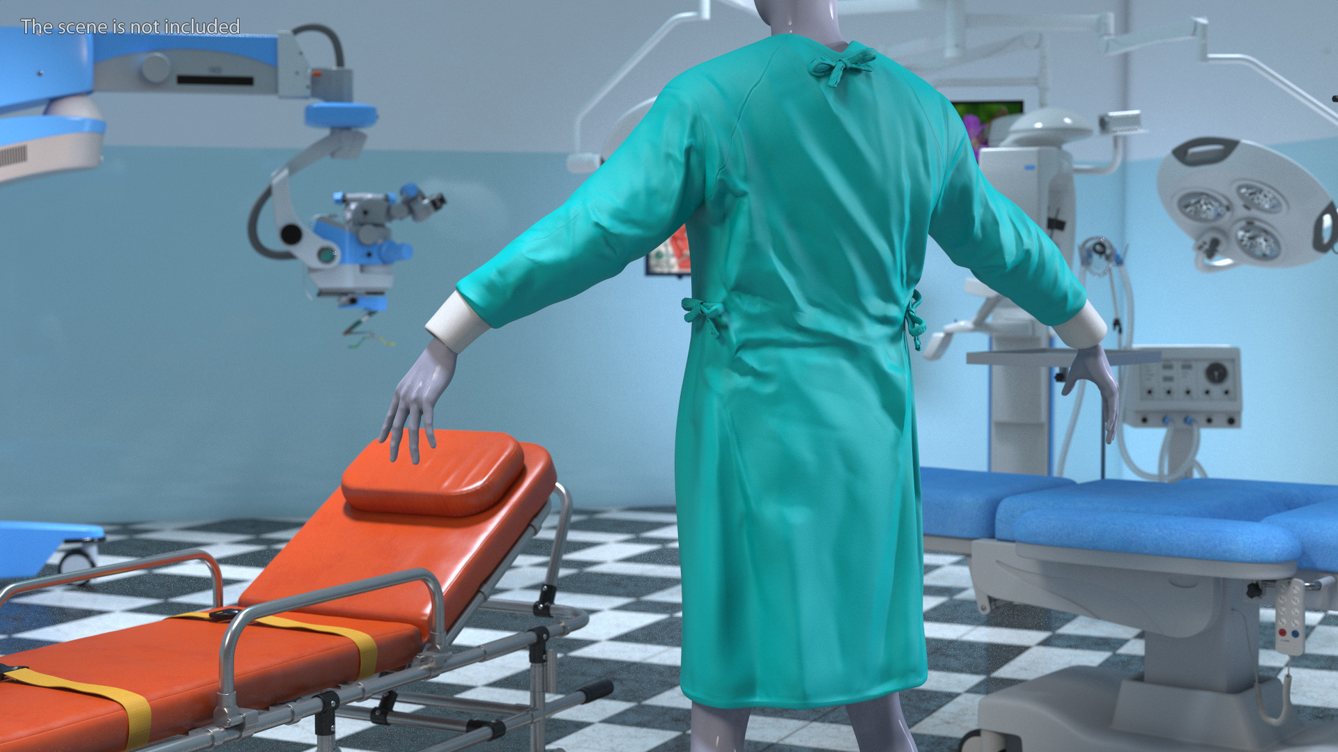 3D Reusable Surgeon Gown
