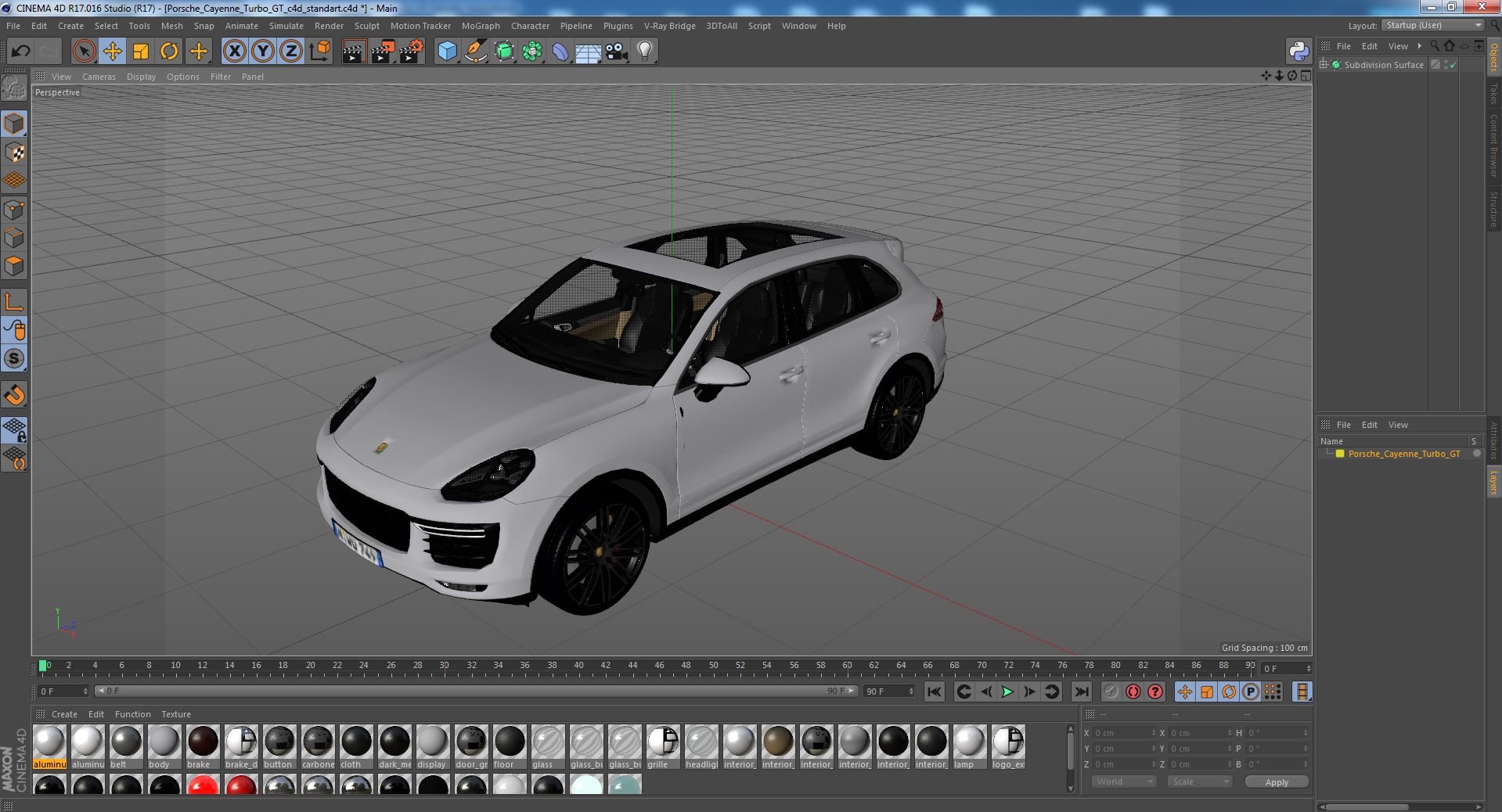 Porsche Cayenne Turbo GT 3D model