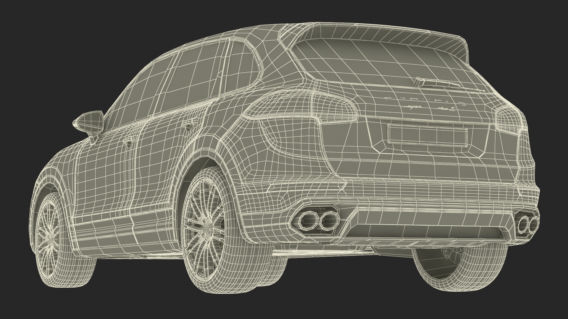 Porsche Cayenne Turbo GT 3D model