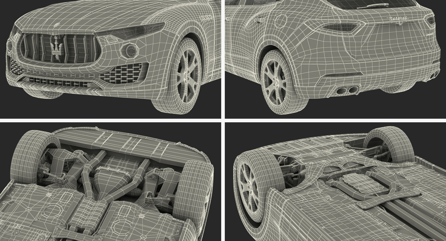 3D Maserati Levante 2017