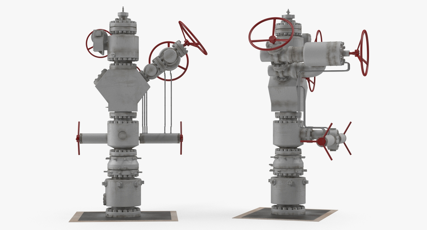 Oil Wellhead 3 3D model