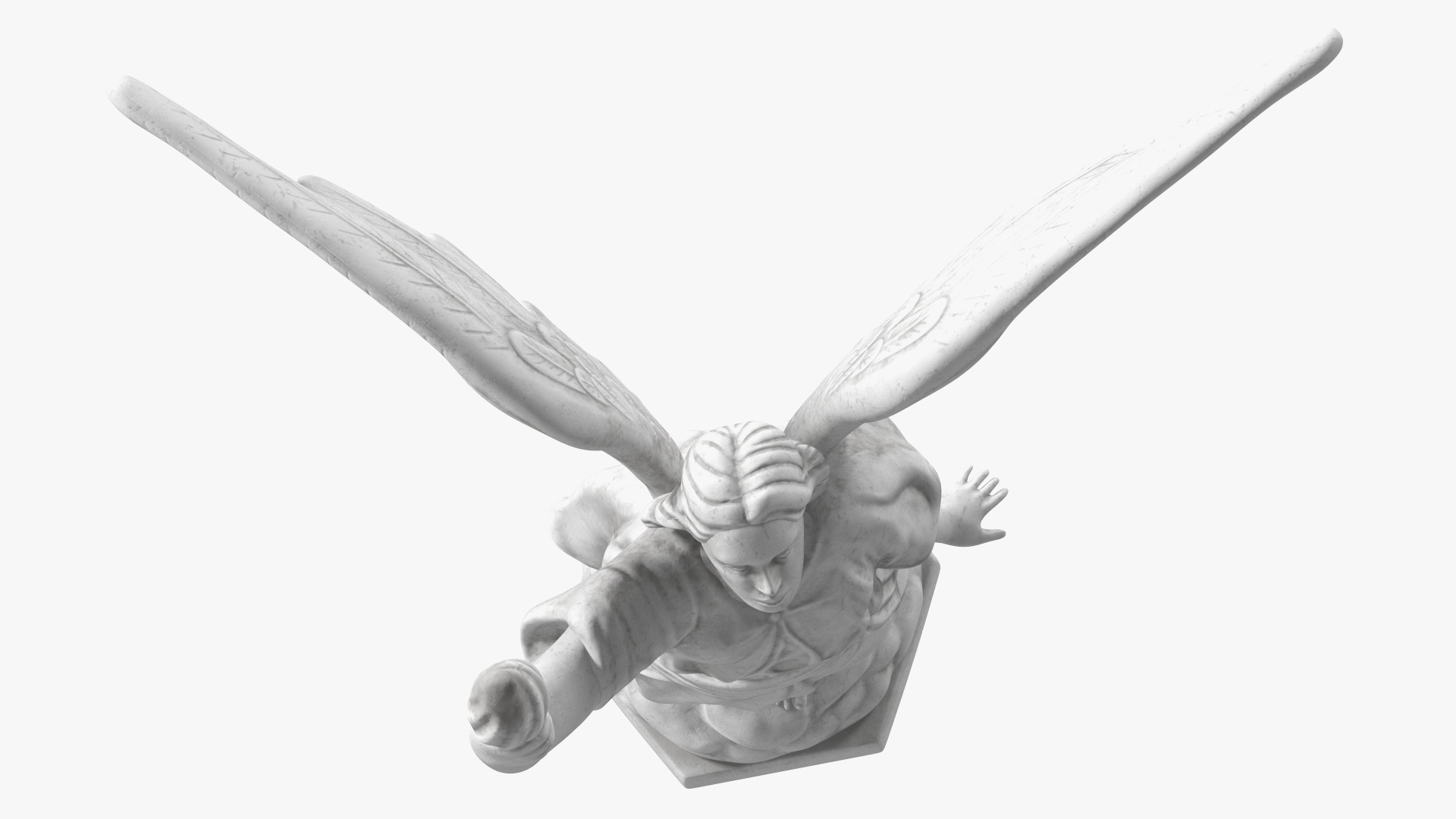 Marble Statue of Angel 3D