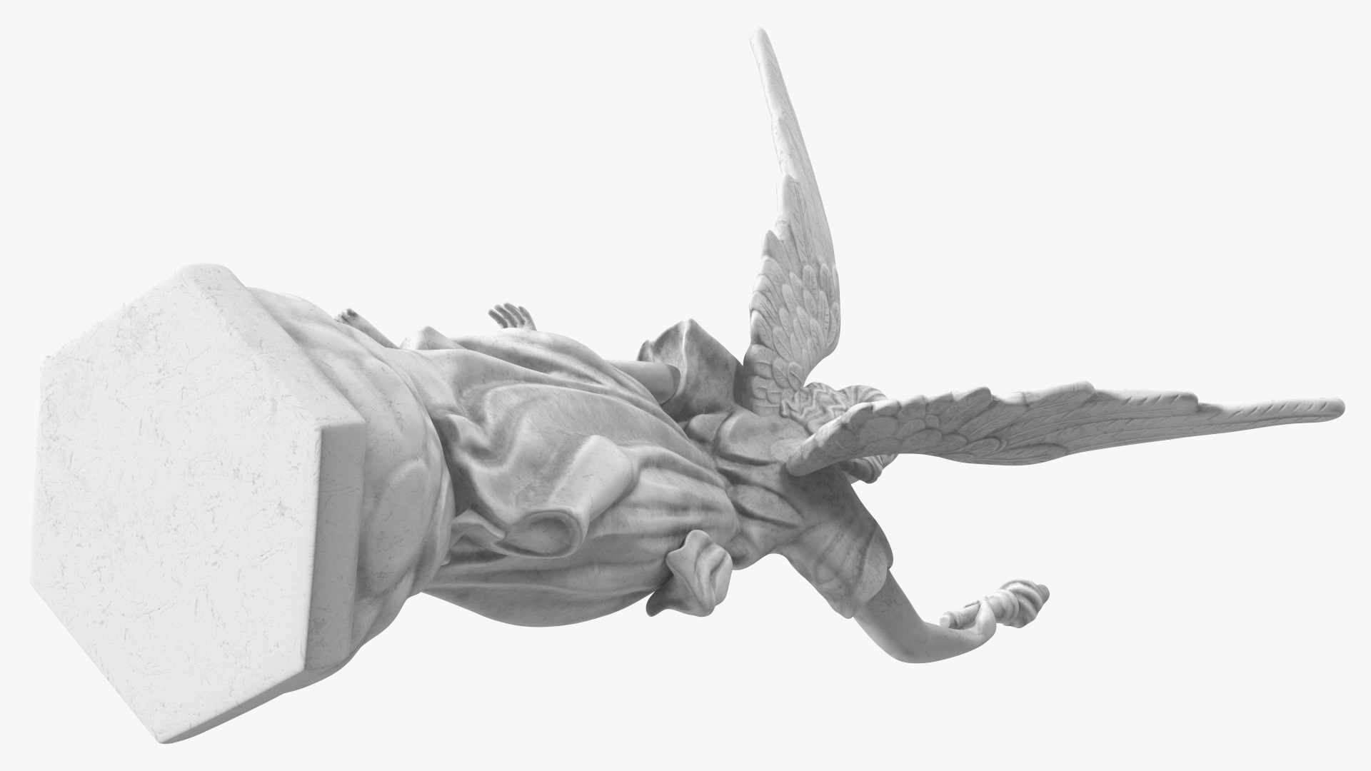 Marble Statue of Angel 3D