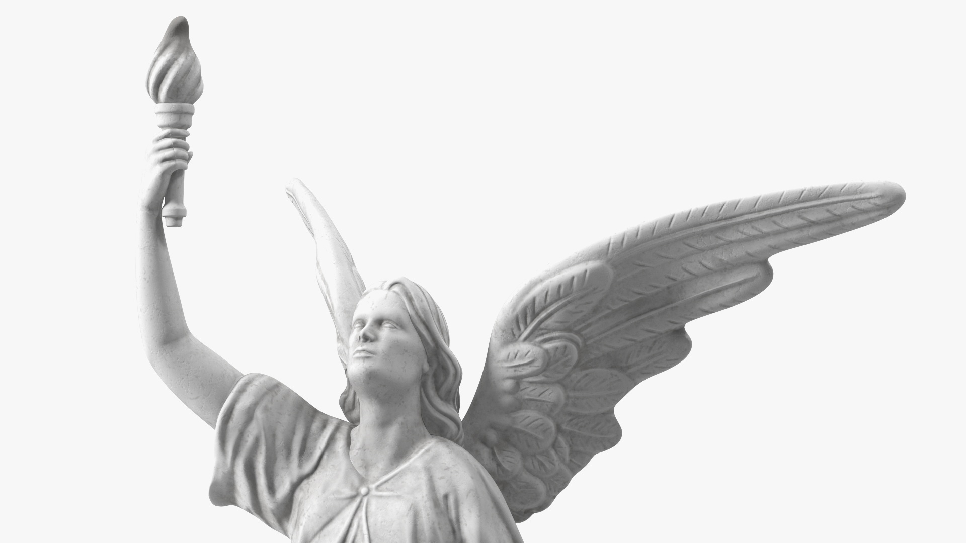 Marble Statue of Angel 3D