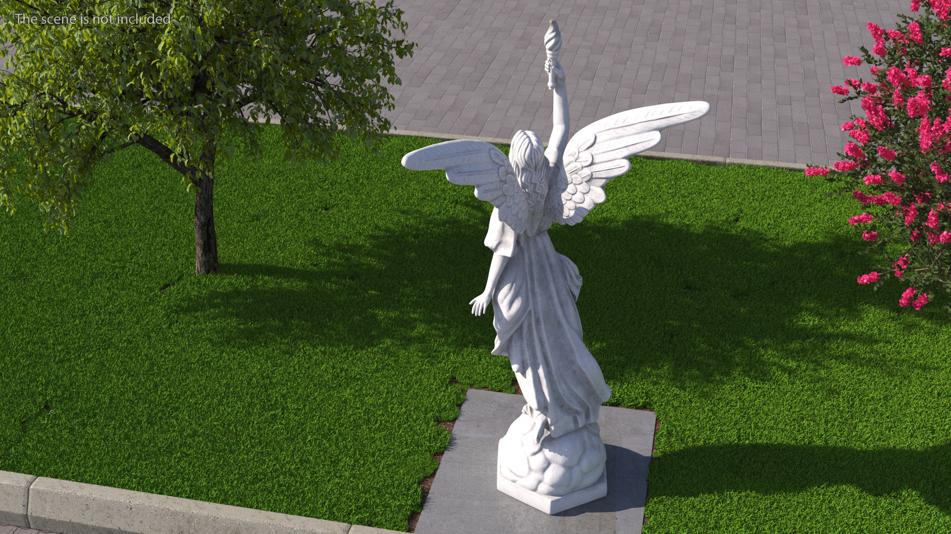 Marble Statue of Angel 3D
