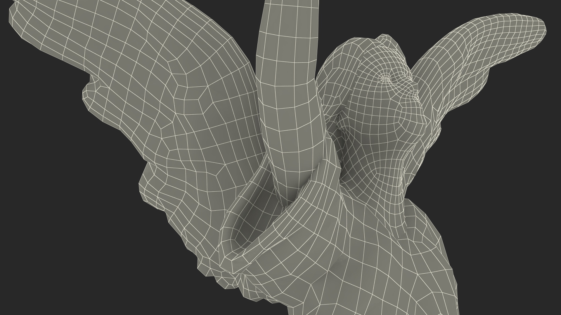Marble Statue of Angel 3D