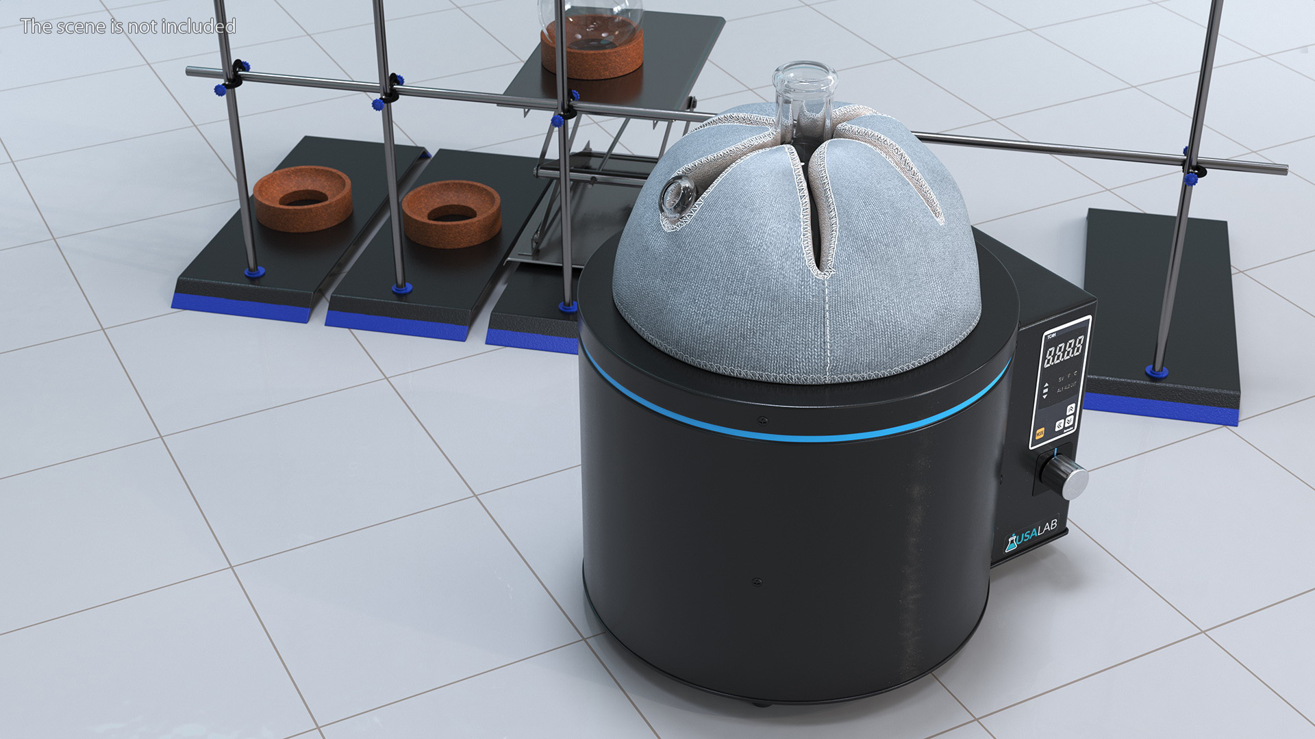 Digital Heating Mantle for Distillation 3D model