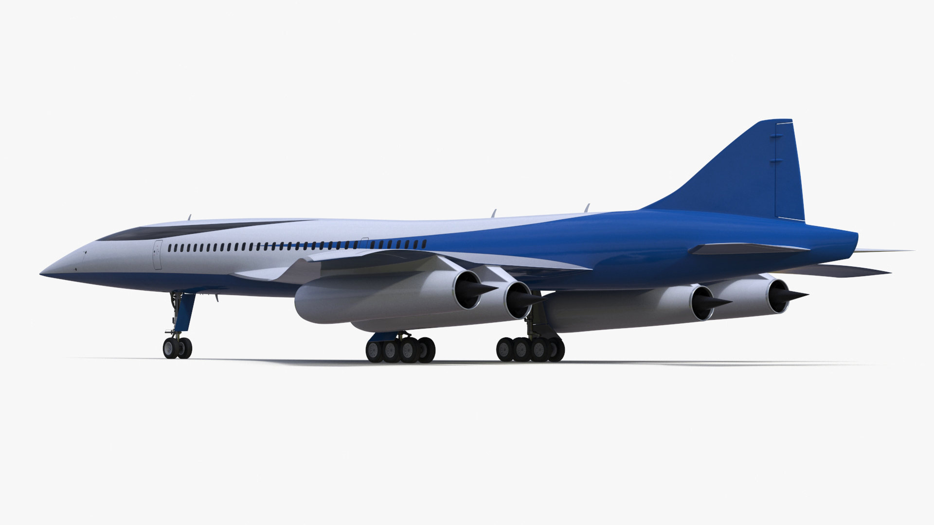 Supersonic Passenger Jet Generic 3D