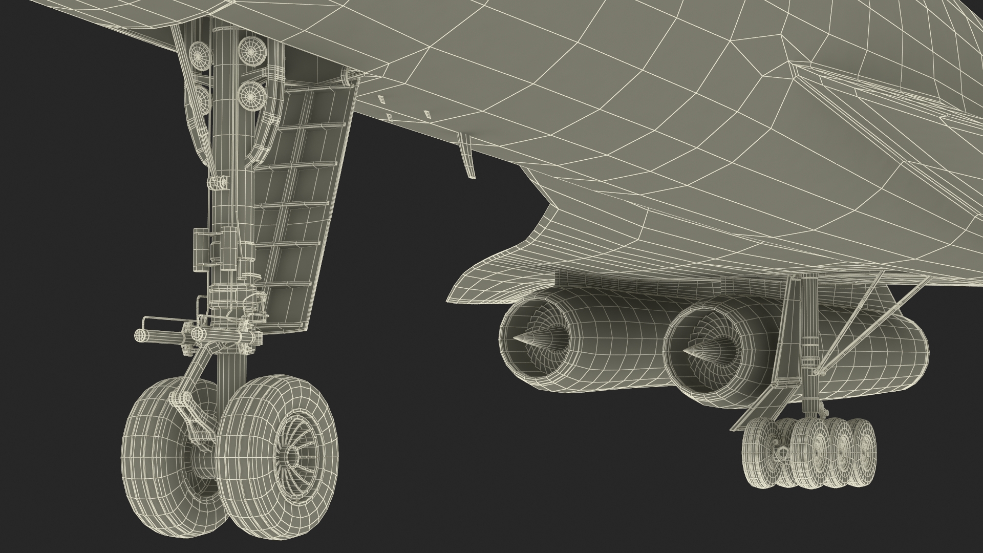 Supersonic Passenger Jet Generic 3D