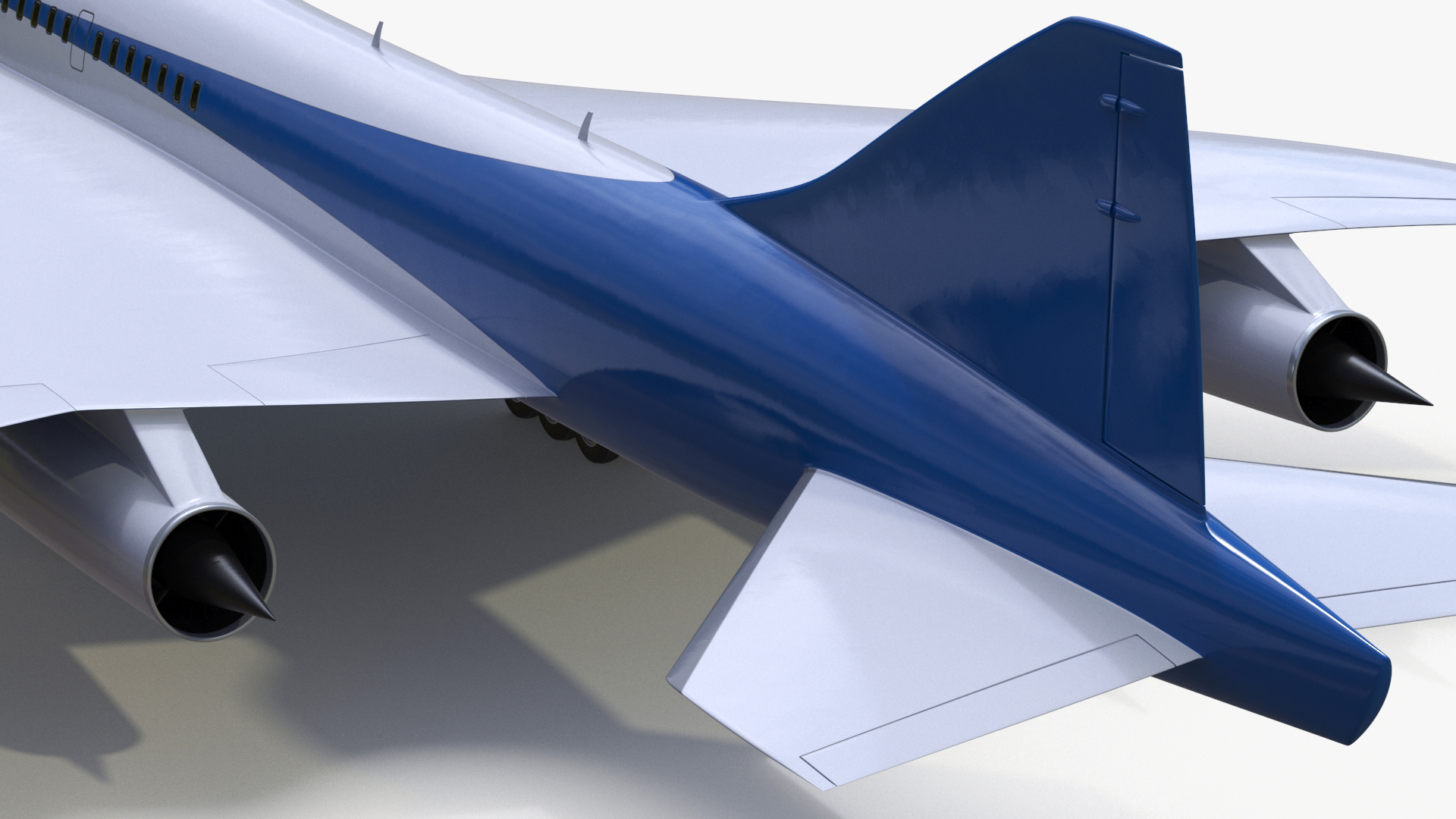 Supersonic Passenger Jet Generic 3D