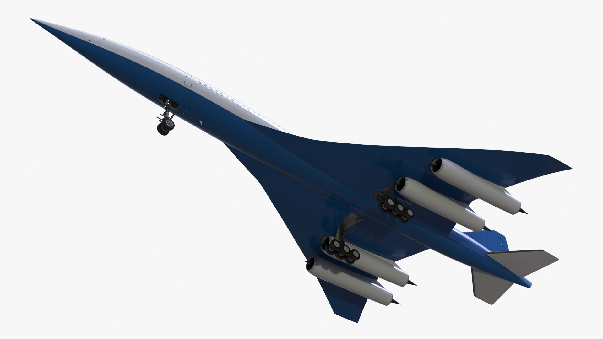 Supersonic Passenger Jet Generic 3D