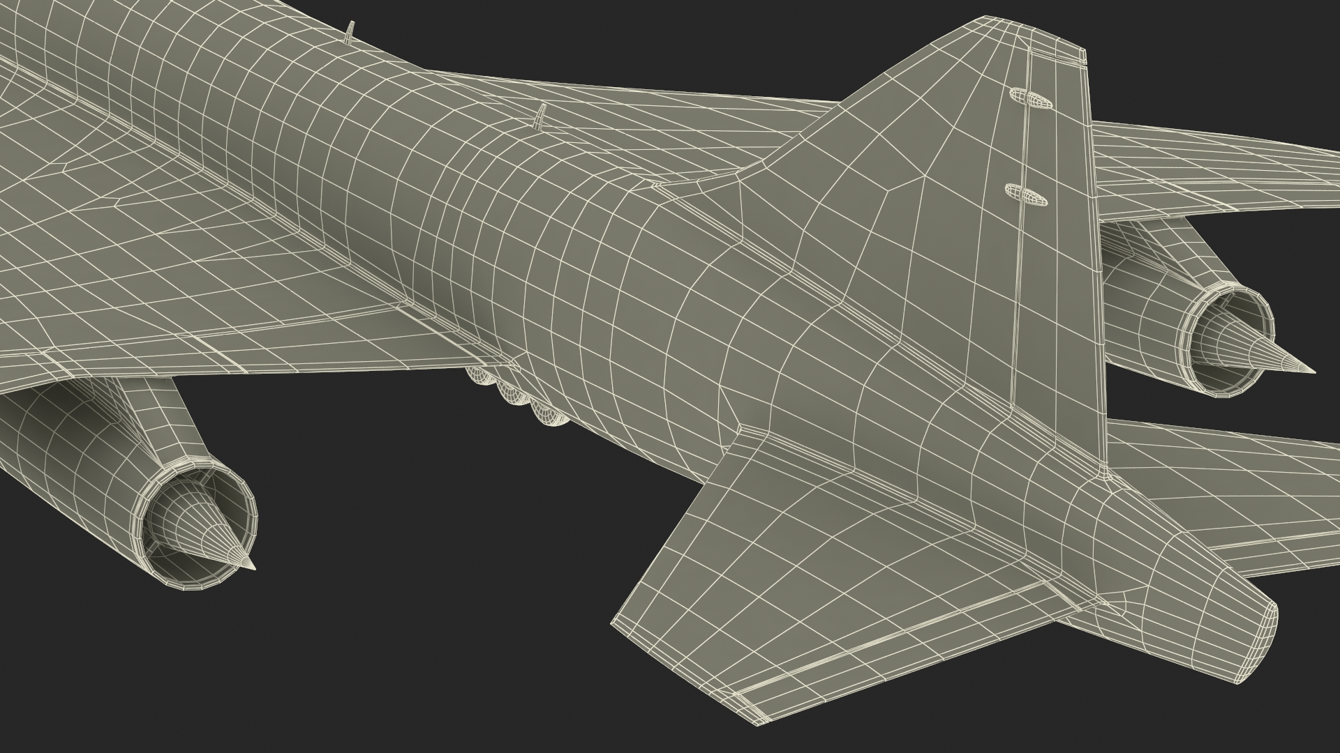 Supersonic Passenger Jet Generic 3D