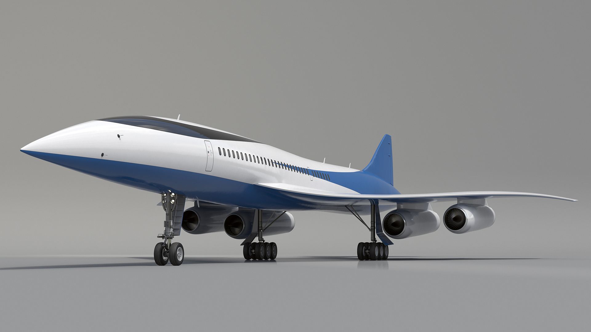 Supersonic Passenger Jet Generic 3D