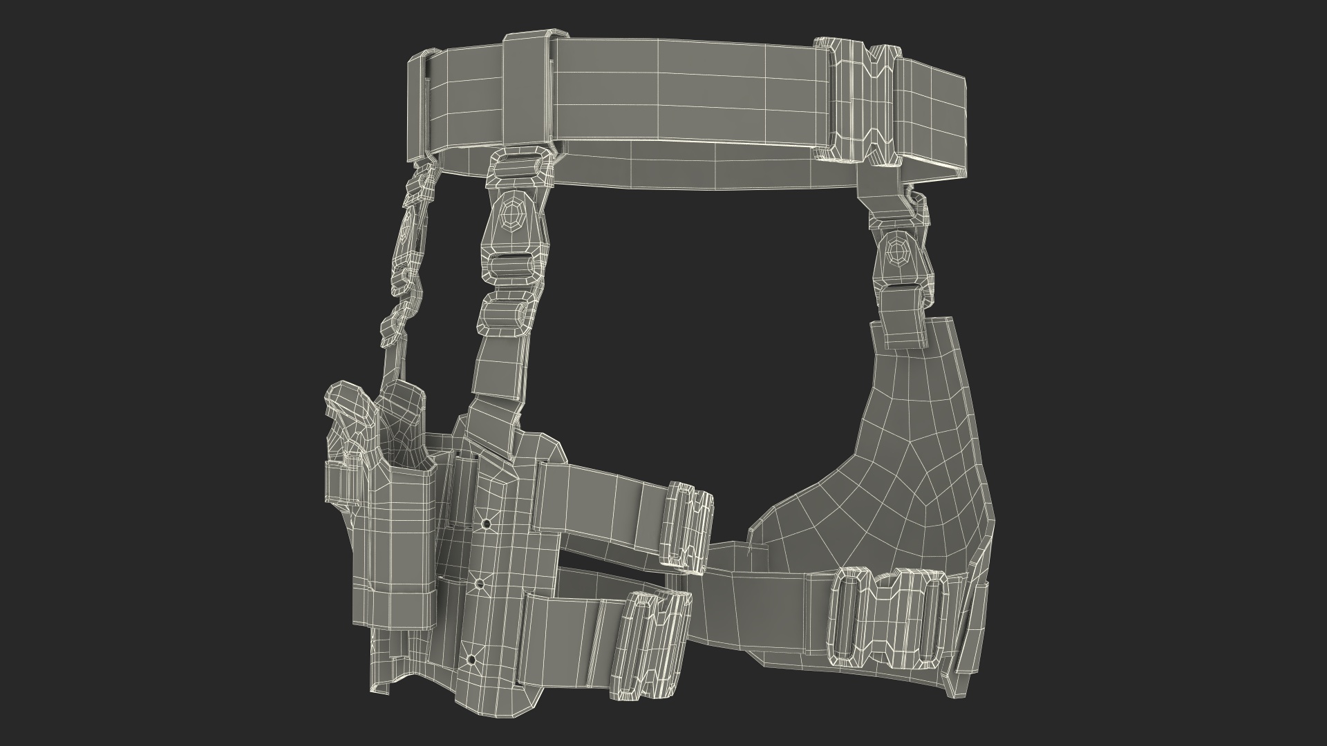 3D SWAT Police Officer Tactical Gear model