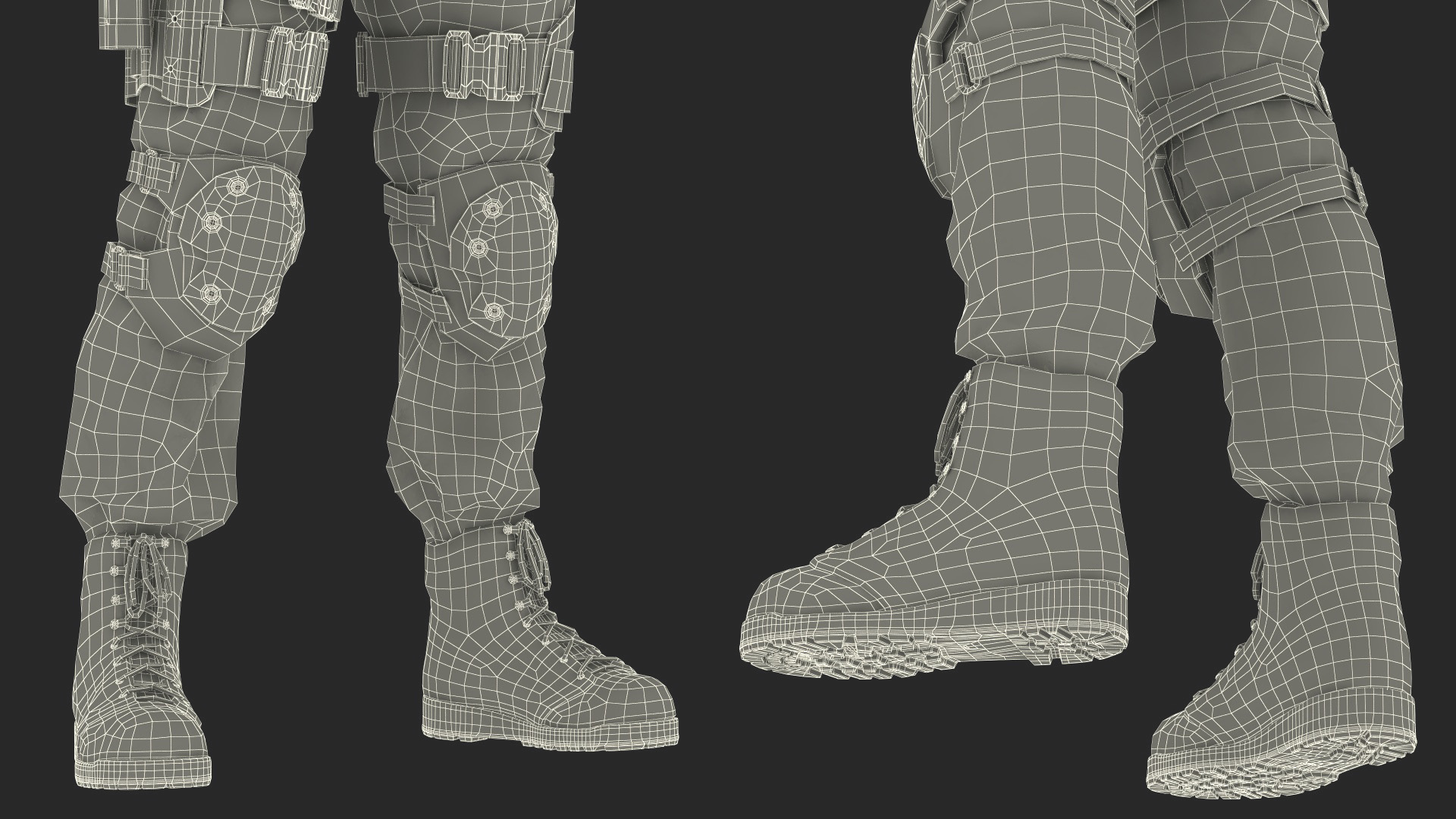 3D SWAT Police Officer Tactical Gear model
