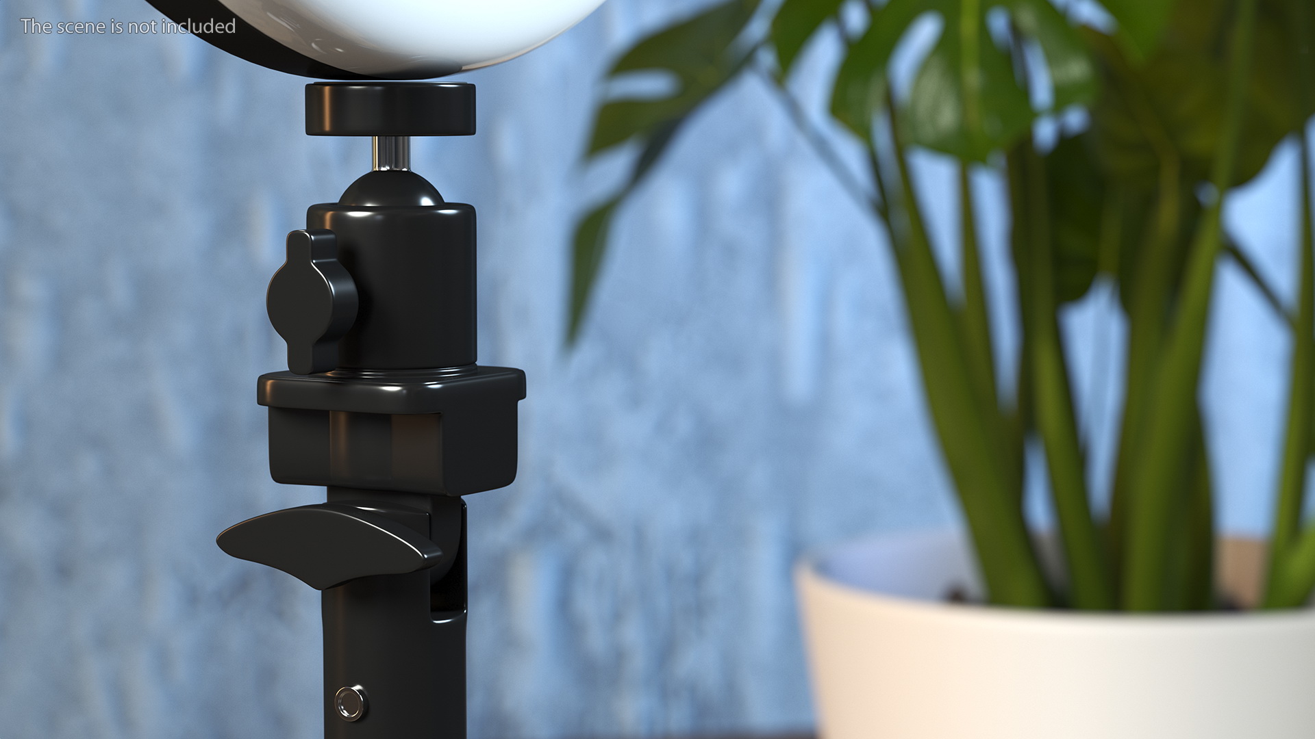 Selfie Ring Light with Tripod Stand and Phone Holder 3D