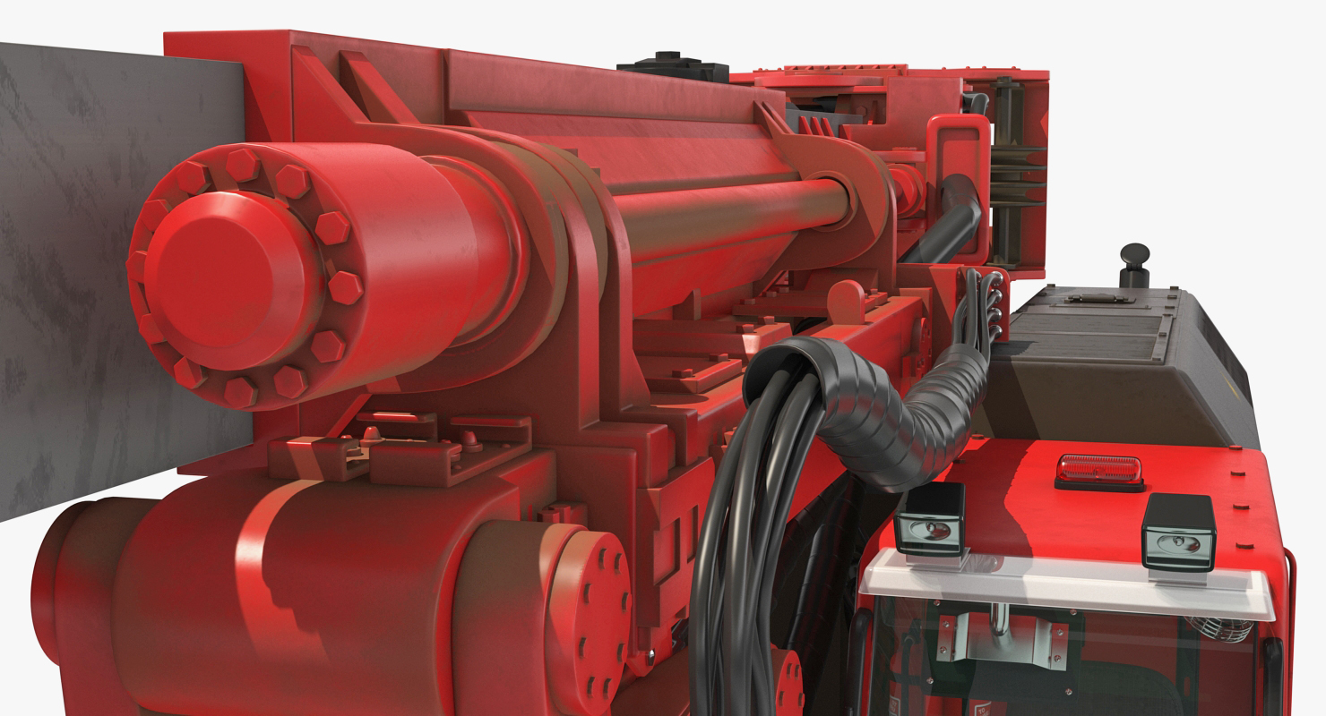 Hydraulics Pile Driver Generic Folded 3D
