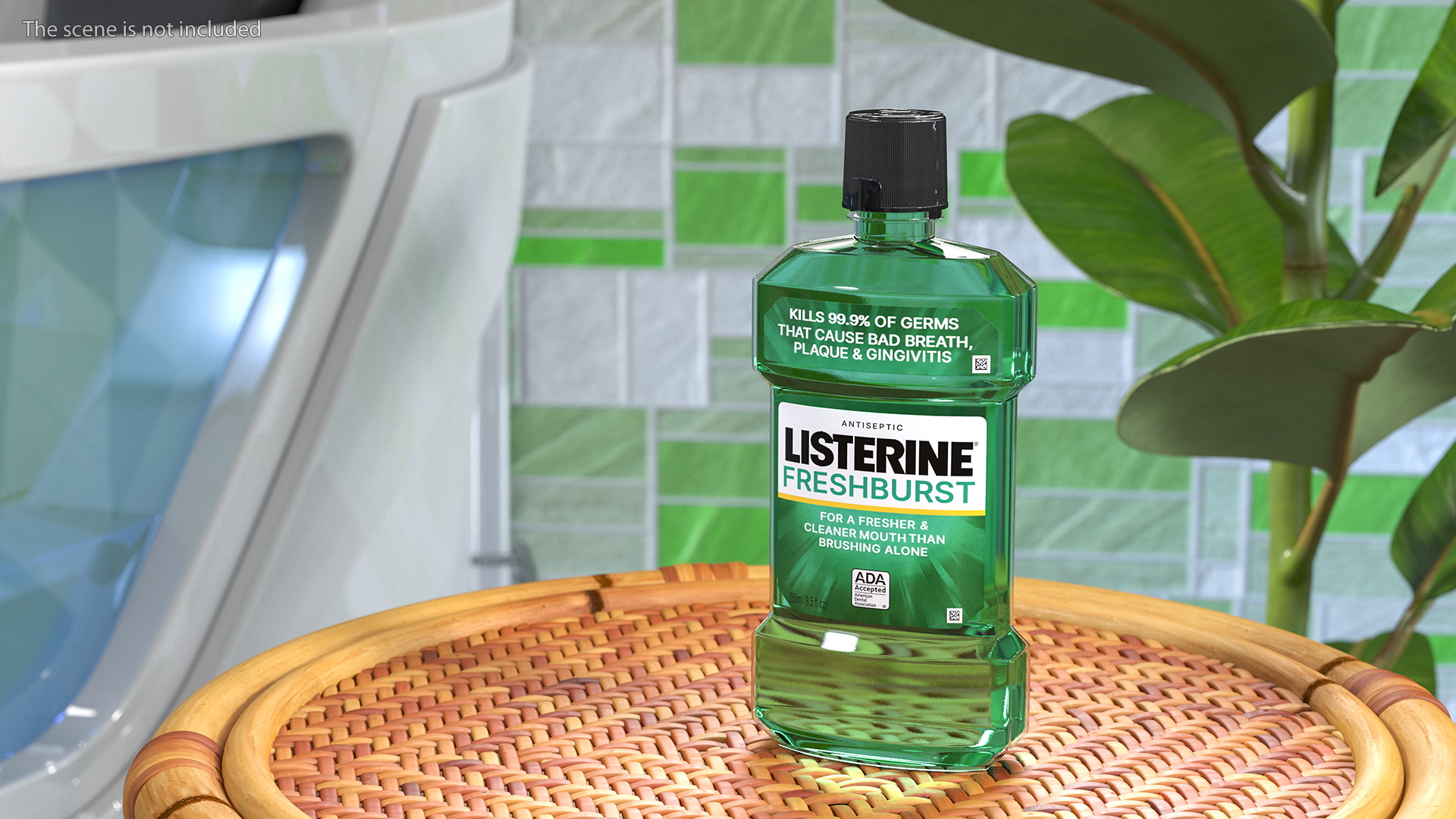 Listerine Freshburst Antiseptic Mouthwash 250ml 3D