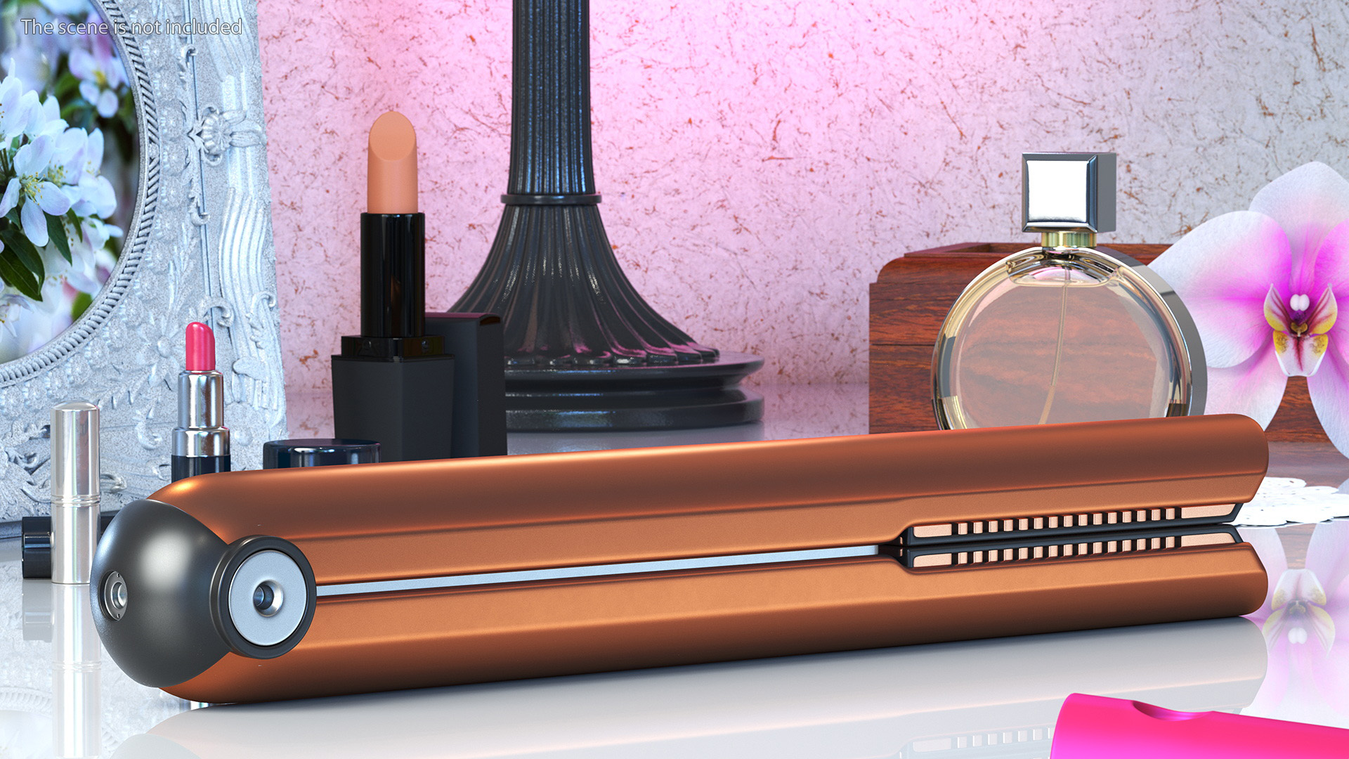 3D Hair Straightener Dyson Corrale Copper Closed State