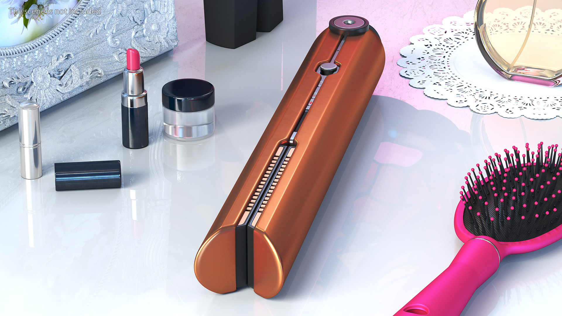 3D Hair Straightener Dyson Corrale Copper Closed State