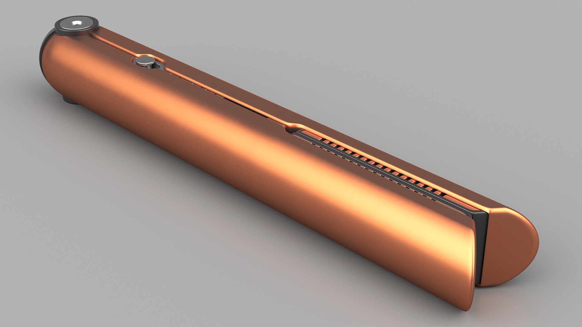 3D Hair Straightener Dyson Corrale Copper Closed State