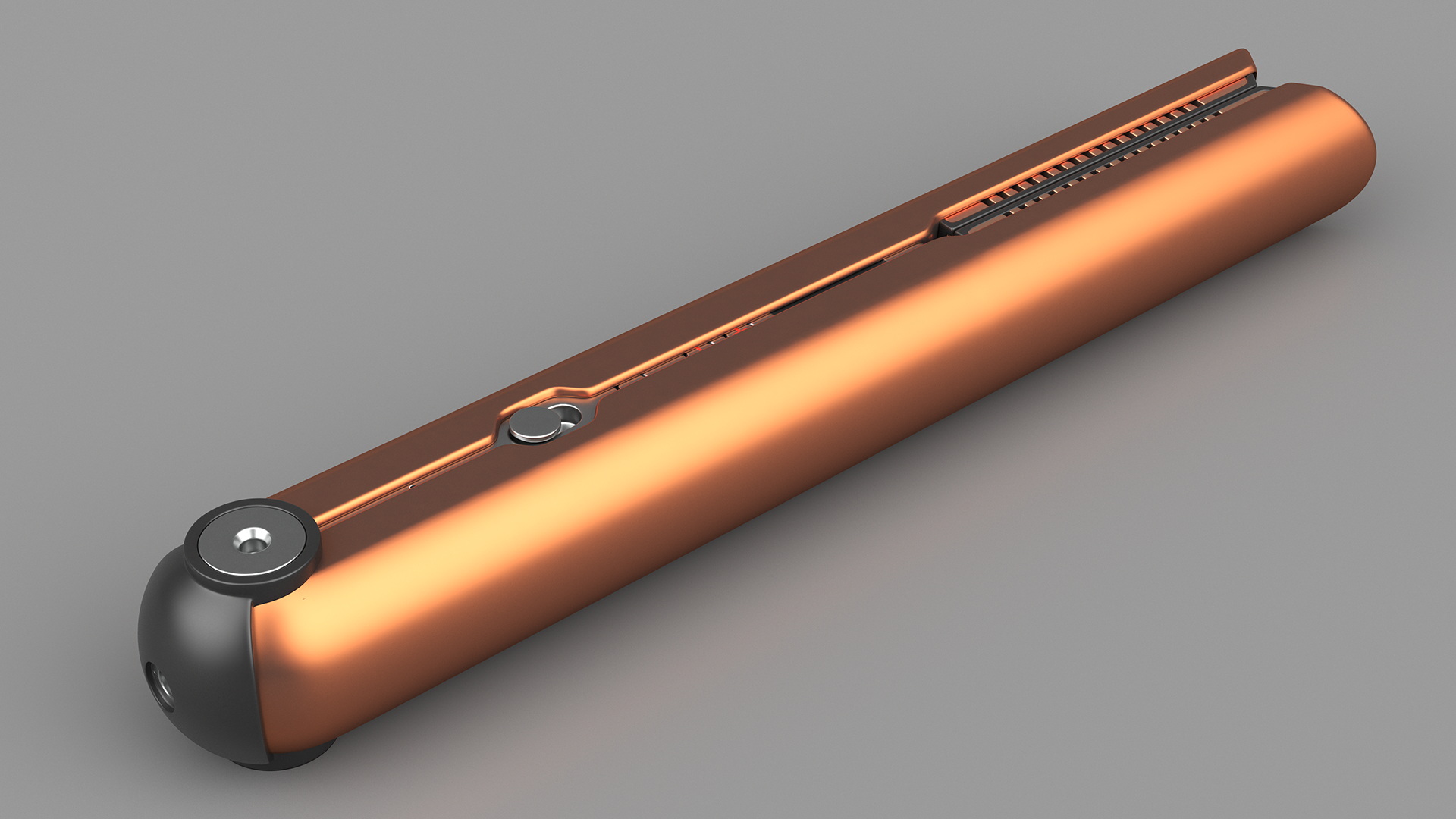 3D Hair Straightener Dyson Corrale Copper Closed State
