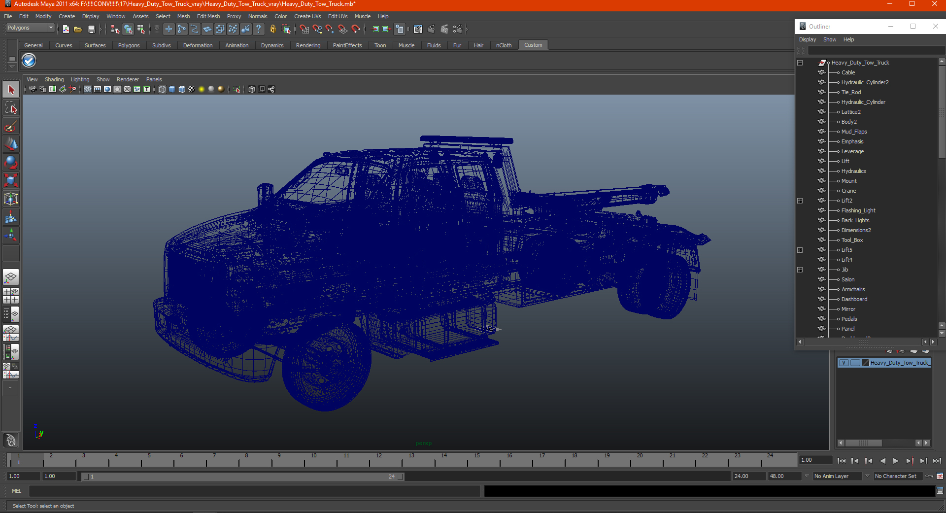 3D model Heavy Duty Tow Truck