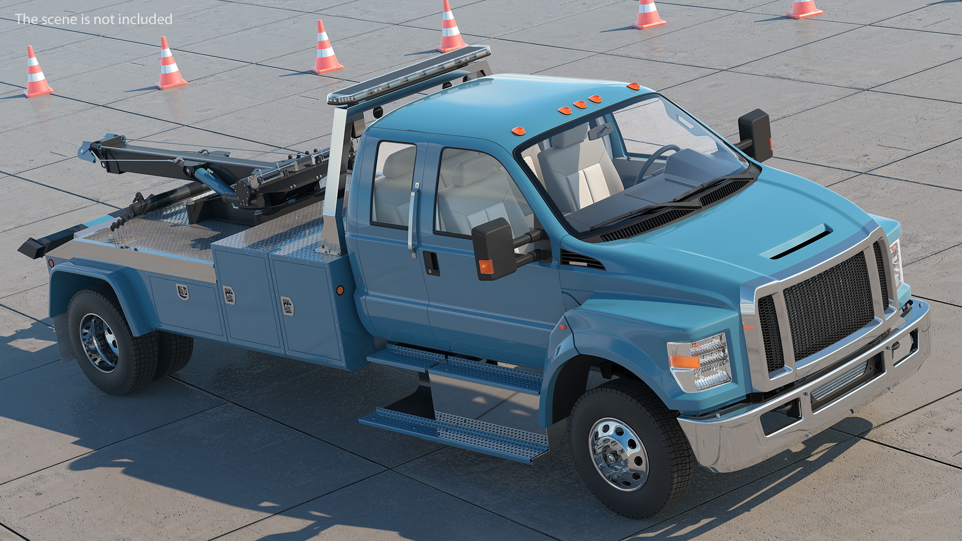 3D model Heavy Duty Tow Truck