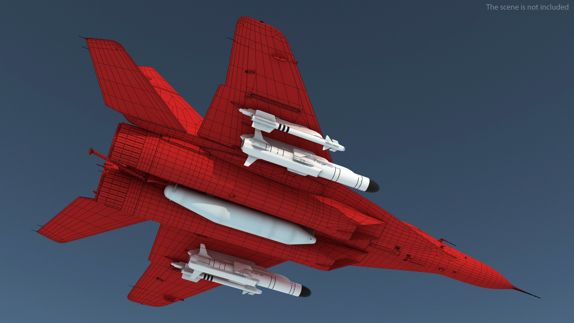 3D model Fighter Aircraft Armament