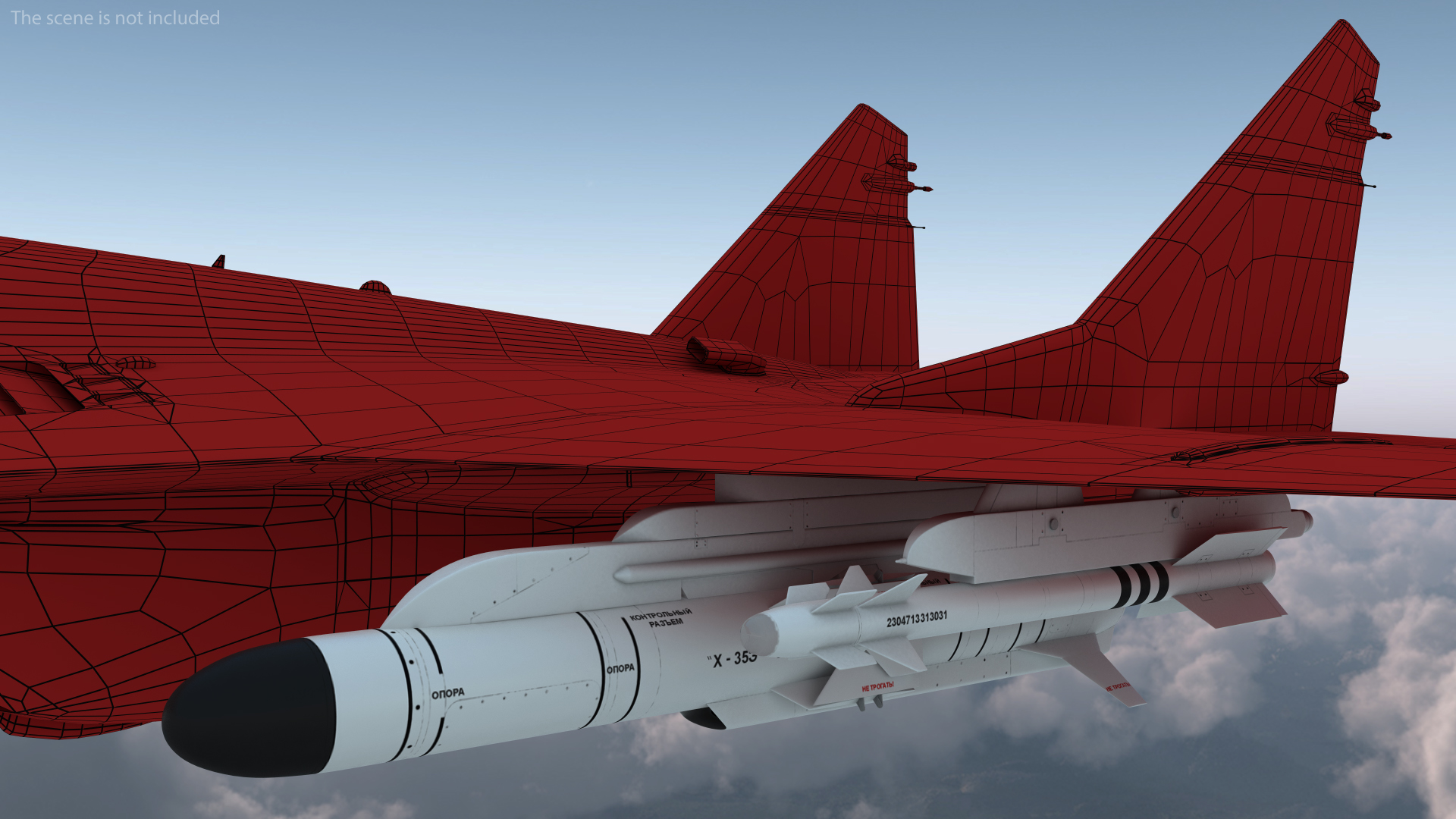 3D model Fighter Aircraft Armament
