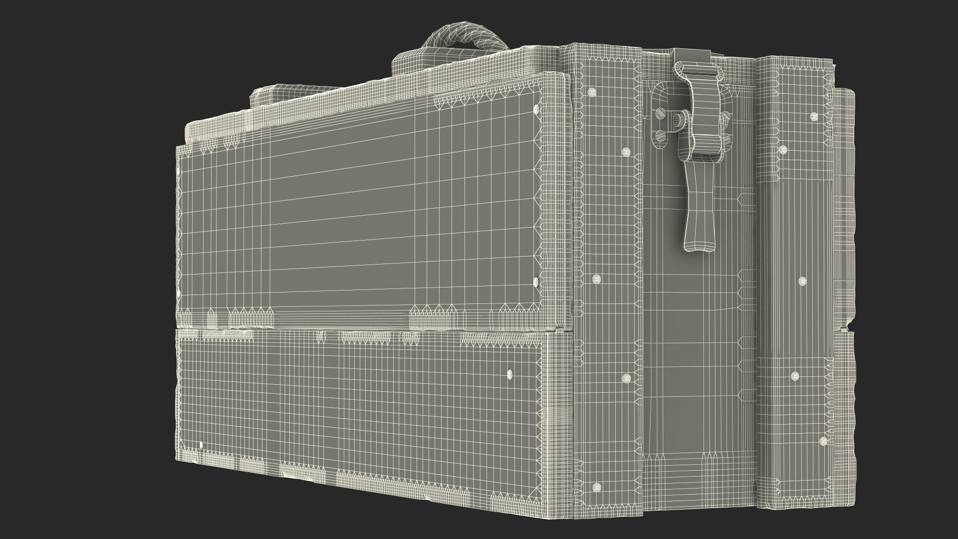 3D model Vintage Military Ammo Box