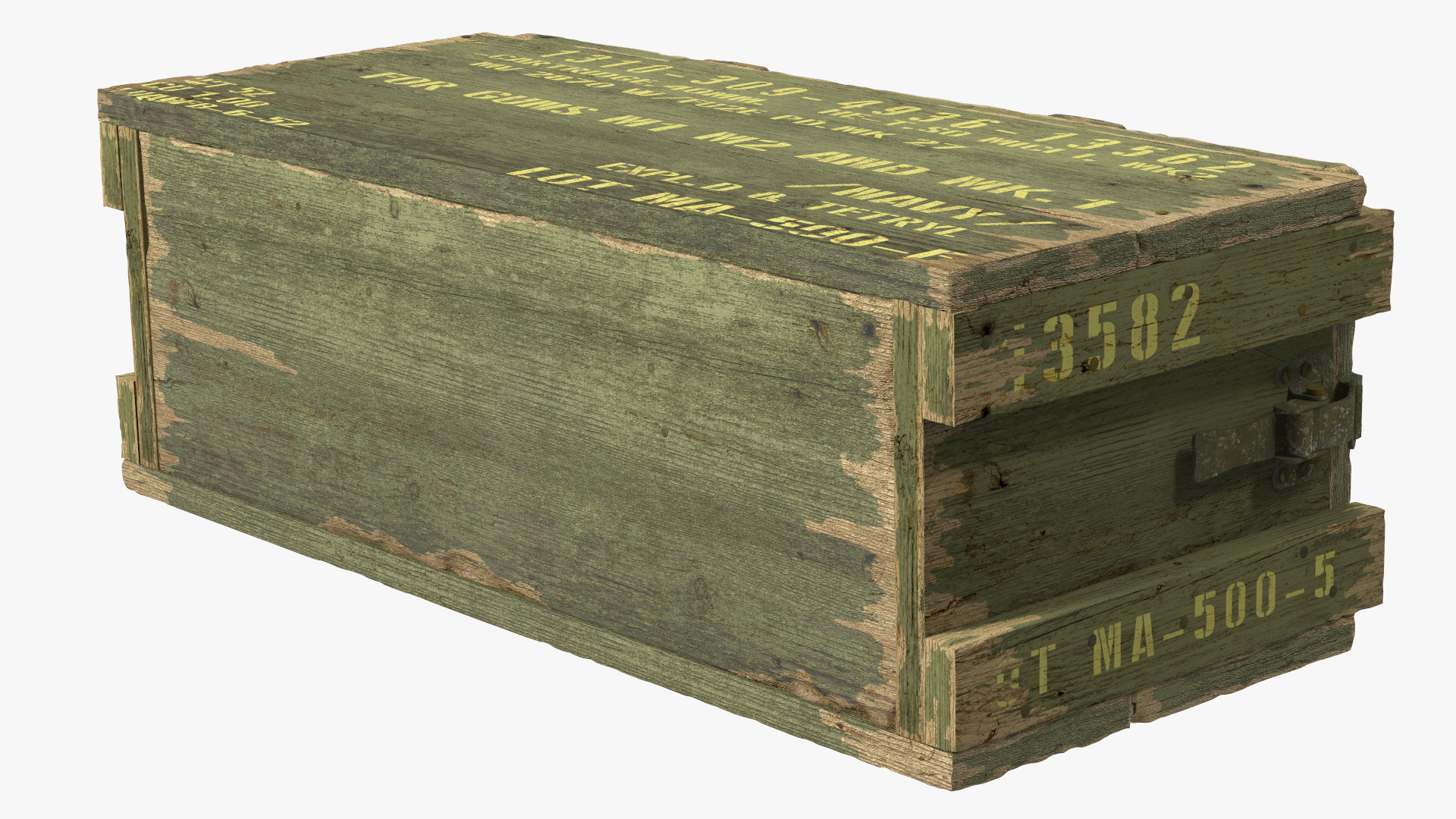 3D model Vintage Military Ammo Box